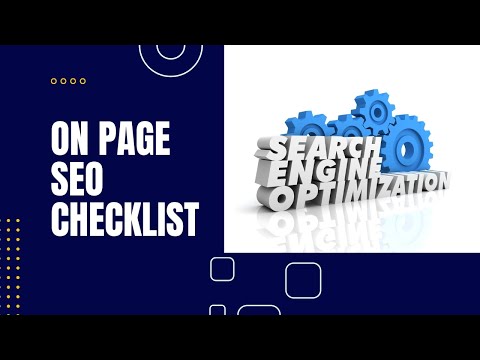 On page SEO Checklist 2023| Search Engine Optimization| Local SEO| Organic Traffic| SERPs