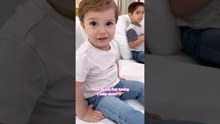 Kade’s thoughts on his baby sister😍 #shorts #family #funny #cute