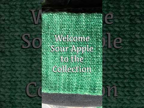 Welcome Sour Apple to the Collection! #handdyedyarn