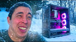 I built a $1000 PC outside in -8° Weather