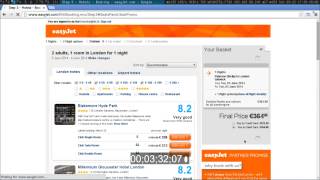 WebUX: Booking a Flight with an account as quickly as possible