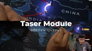 🔥 Taser Module DEMO (हिglish): Hollywood-Style High Voltage Sparks in Action! ⚡