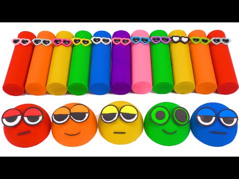 Satisfying Kinetic Sand Rainbow Ice Cream with Smiley Cookies & Cutting ASMR 🌈 Rainbow Sand ASMR