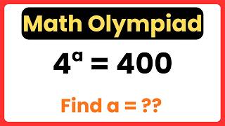 Math Olympiad | A Nice & Interesting Exponential Algebra Problem | Step-by-Step Solution
