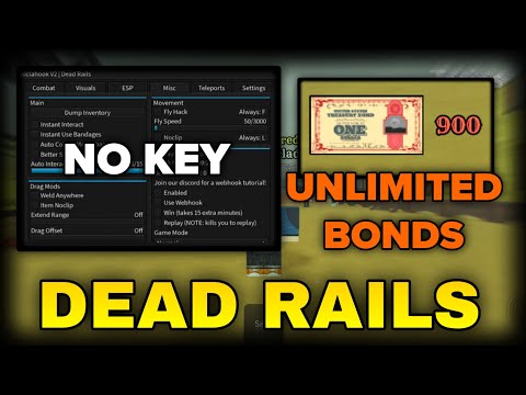 DEAD RAILS script No Key 100% AUTOMATIC, AUTO BONDS, AUTO WIN, TP EVERYWHERE