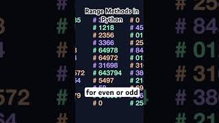 Part28 range functions in python #PythonDeveloper #RangeFunction #ForLoop #PythonBasics #129