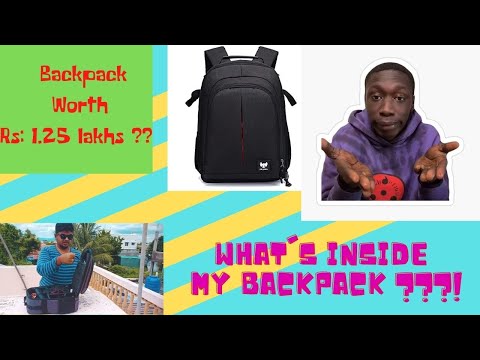 ரூபாய்  1 லட்சம் மதிப்பிலான பேக் | What's inside my Backpack ?? Fur Jaden Backpack Backpack Tour 🤩🤣