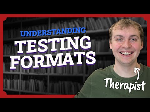Understanding Assessment: Testing Formats - NCE & CPCE Study Guide