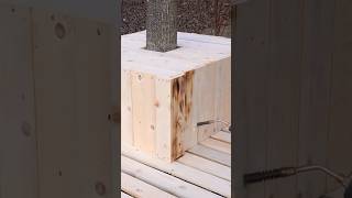 Upgrade your garden decor with only two reclaimed pallets #shorts #viralchannel #viralideas #foryou