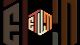 Modern logo design Techniques CorelDraw 2023 Letter ETWM #shorts #youtubeshorts #short #logo