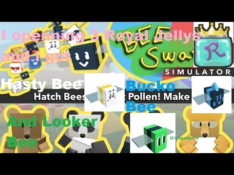 I openning 3 Royal Jellys