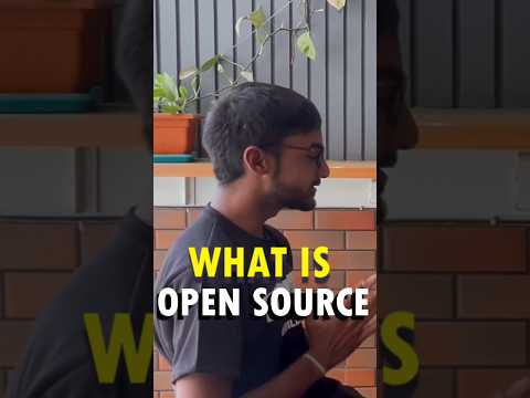 Are you still confused about open source?🤔#opensource #internship #GSOC #community #coding