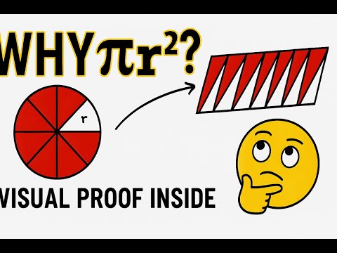 Why Is πr² the Area of a Circle? | Visual Proof That Clicks!