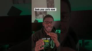 When should you schedule your IT  certifications