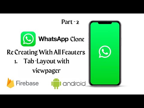 Whatsapp Clone | Real-Time Chatting App | Part 2 | Android Studio | Firebase Database