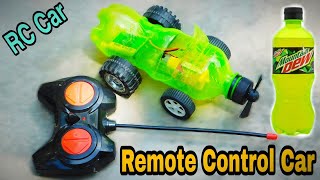 How To Make Remote Control Car Using Bottle ||DIY RC CAR, School Science Projects