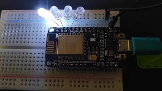 led pattern using nodemcu techforfun #short