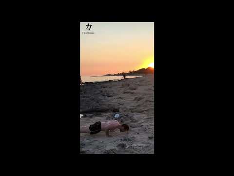 Sunset pushups