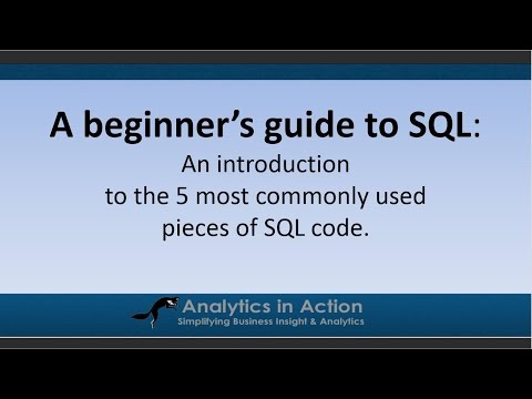 A beginner’s guide to SQL: An introduction to the 5 most commonly used pieces of SQL code