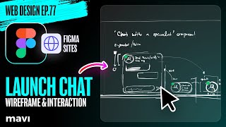 “Chat with a specialist” UI – wireframe (Web Design ep.77 #free #course)