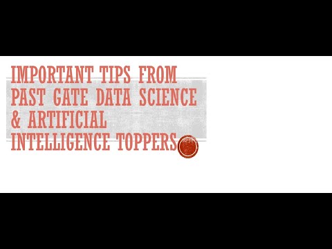 Tips from Past GATE Data Science and Artificial Intelligence toppers