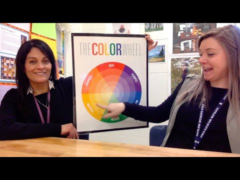 Found Object Color Wheel