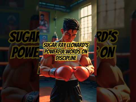 Sugar Ray Leonard's Powerful Words on Discipline 💥 | Motivational Boxing Quote #shorts  #success