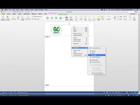 MS Word Letterhead as a Header/Footer