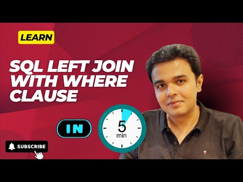 SQL left join | How to use left join in SQL | SQL left join with where clause | #sqljoins #leftjoin