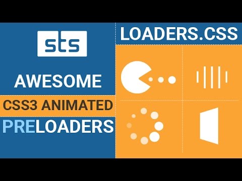 Add CSS Preloader Using Loader.css - CSS3 Loading Screen Animation with Loader CSS