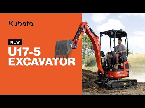 Kubota U17-5 Excavator Overview | The world's best selling compact excavator