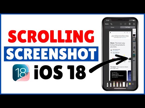 How To Take Scrolling Screenshot Of A Webpage On iPhone With iOS 18 | Full Page Screenshot iOS 18