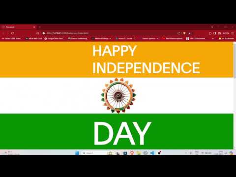 Html CSS Landing Page | Happy Independence Day 2024 In