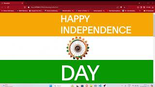 Html CSS Landing Page | Happy Independence Day 2024 In