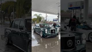 A 1971 Mercedes-Benz 600 Grosser body. A 2024 AMG S63 E Performance chassis. Five months.