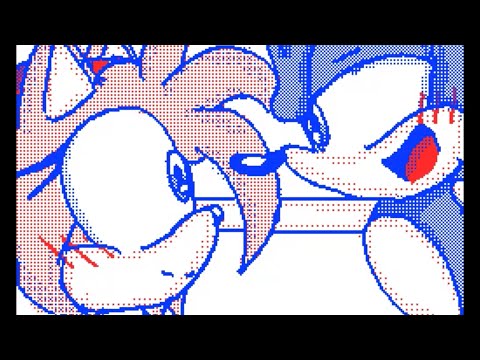sexy …. chic… i dont want to write the real name LOL / SonAmy MV / Flipnote Hatena