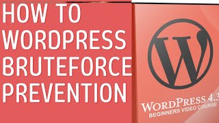 HOW TO wordpress bruteforce prevention#youtube