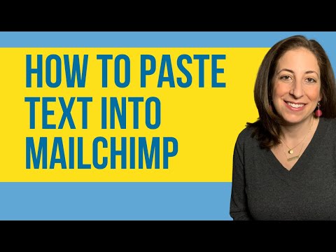 How to Fix Text In Mailchimp