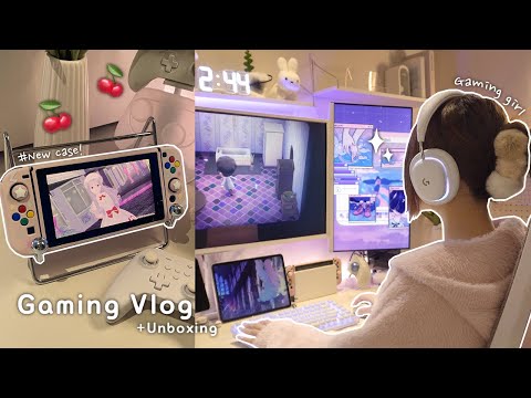 Gaming Vlog | Daily life of playing games🎮 | Unboxing, Nintendo Switch | playvital switch case