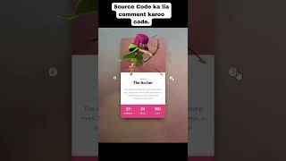 How to create an Animated Cards Slider in CSS #shorts #ytshorts