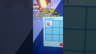 ADOPT ME: Biggest win in adopt me history? #adoptme #roblox #adoptmepets #adoptmetrades #adoptmegame
