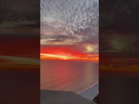 22 Stories up rooftop 30A Walton County Florida.   #panhandle #florida #sunset #livingmybestlife