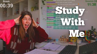 LIVE 3 HOURS Study With Me (50 min study + 10 min break)