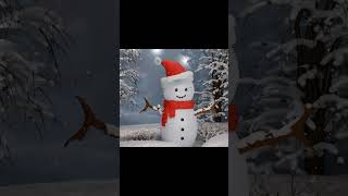 Snowman ❄    #blenderanimation #blendergameengine #blender #blender3d #blenderrender3d  #3danimation