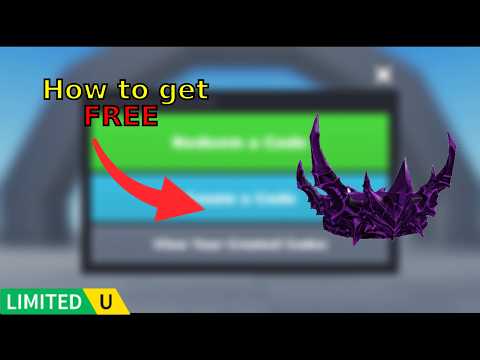 ROBLOX FLEX UGC CODES FREE UGC LIMITED Purple Void Emperor Crown - HOW TO GET