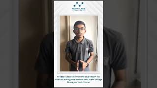 Student feedback video about AI seminar