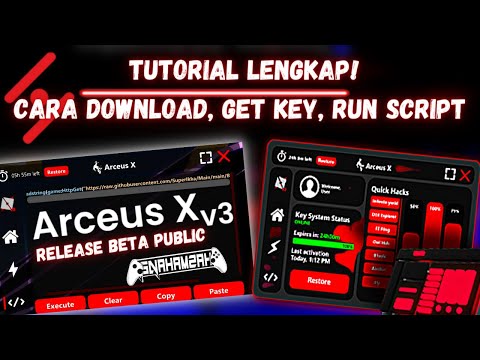 COMPLETE TUTORIAL ON HOW TO GET KEY, RUN SCRIPT FOR THE ANDROID EXECUTOR ARCEUS X V3 BETA PUBLIC!