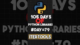 Day 79: itertools - Powering Python Iterations | 105 Days of Python Libraries