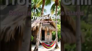 Tropical Chill. relax and feel the island breeze 🌊   #relaxing #shorts #tropicalchill