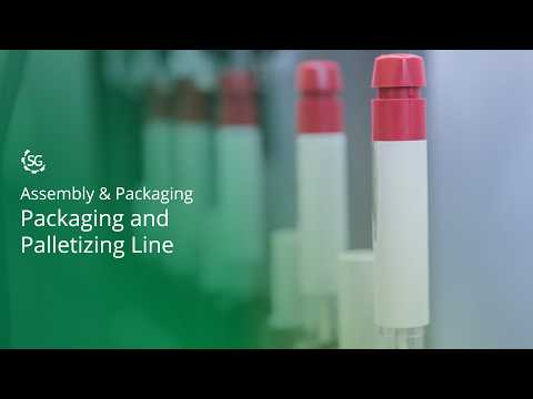 End of Line Equipment: Highly Automated Packaging and Palletizing Line